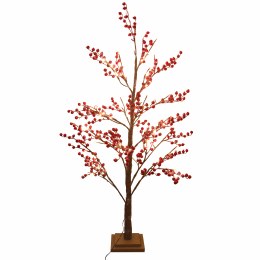 Christmas Cherry Tree With Red Berries and Lights 1.2m Christmas Cherry Tree With Red Berries and Lights 1.2m