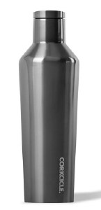 Corkcicle Canteen 16oz- Metallic Collection Gunmetal