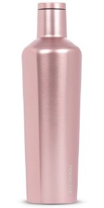 Corkcicle Canteen 16oz- Metallic Collection Rose