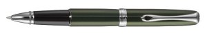 Diplomat Excellence A Rollerball Pen in Evergreen and Chrome