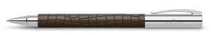 Faber-Castell Ambition Rollerball Pen in Brown Croc
