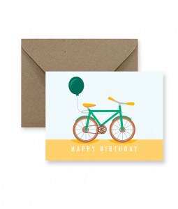 IM PAPER Bike Birthday Card