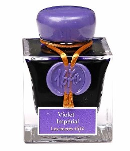 Jacques Herbin 1670 Shimmer Ink- Violet Imperial 50ml