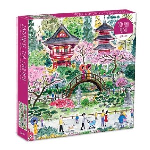 Galison Michael Storrings Jigsaw Puzzle- Japanese Tea Garden