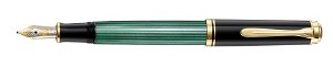 Pelikan Souveran M400 Fountain pen in Black and Green