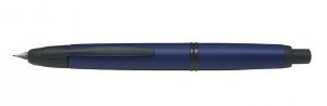 Pilot Vanishing Point Fountain Pen In Matte Blue