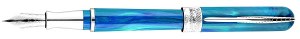 Pineider Avatar Fountain Pen in Abalone Green