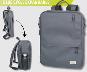 Troika Blue Cycle Expandable Backpack