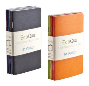 Fabriano EcoQua Pocket Notebooks with Dotted Paper- 4 per package