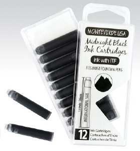 Monteverde Ink Cartridges 12 per package