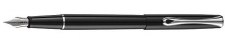 Diplomat Traveller Fountain Pen in Black with Chrome