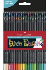 Faber- Castell Black Edition Colour Pencils- 36 per pack