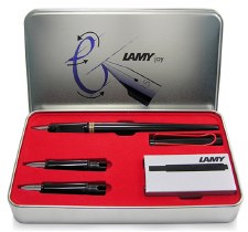 Lamy Joy Fountain Pen Set in Shiny Black