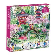 Galison Michael Storrings Jigsaw Puzzle- Japanese Tea Garden