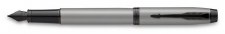 Parker IM Fountain Pen in Matte Grey with Black Trim