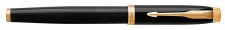 Parker IM Rollerball Pen in Black Lacquer with Gold Trim