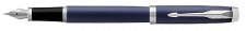 Parker IM Fountain Pen in Matte Navy with Chrome Trim