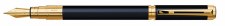 Waterman Perspective Fountain Pen in Black with Gold