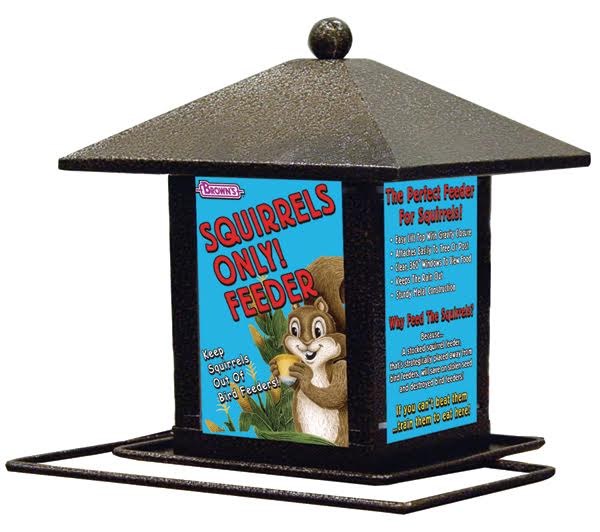 Browns Squirrels Only Feeder Pet Store Dog Food Cat Supplies