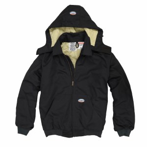 FR3507BK Flame Resistant Hooded Jacket