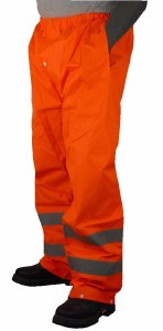 75-2352 Bright Orange 6XL High Visibility Rain Trouser