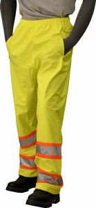 75-7351 Hi-Vis Yellow 6XL High Visibility DOT Waist Pants