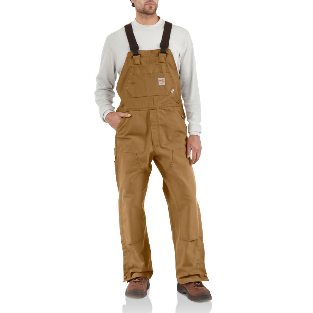 101627 Flame Resistant Duck Bib Overall - Midwest Workwear