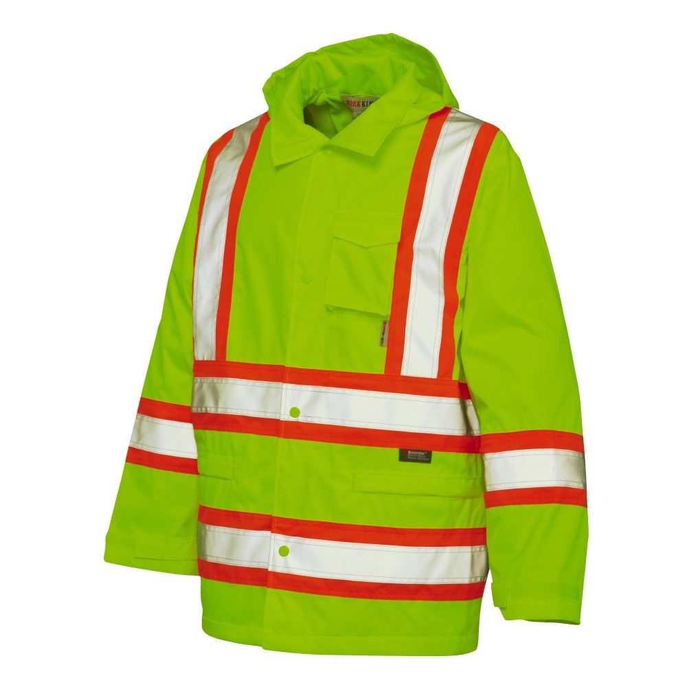 S372 High Visibility Rain Jacket Midwest Workwear