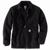 104293 Washed Duck Sherpa-Lined Coat