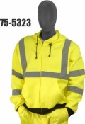 Majestic 75-5323 Hi-Vis Class 3 Hooded Sweatshirt