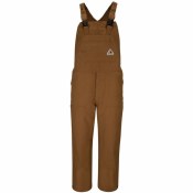 BLF6 FR Brown Duck Unlined Bib Overall