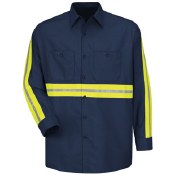 SC30EN Enhanced Visibility Cotton Work Shirt