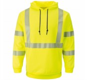 SMH4HV Hi-Vis Pullover Hooded Fleece Sweatshirt