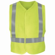 VMV4 Yellow/Green L/XL Flame Resistant Hi-Vis Safety Vest