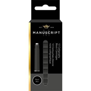 Manuscript 12 Black Ink Cartridges