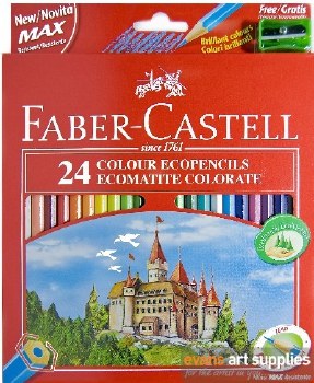 Faber Castell Colouring Pencils - Set of 24