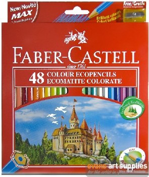 Faber Castell Colouring Pencils - Set of 48