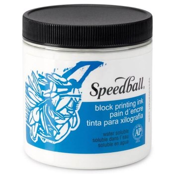 236ml Speedball Water-Soluble Block Printing Ink White