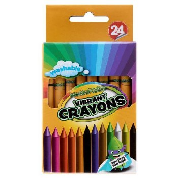 24 Wax Crayons