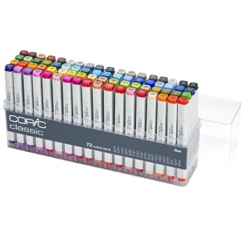 Copic Classic 72 pc Set A*