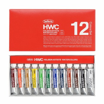 Holbein Artist Watercolour Set - 12 x 5ml Tubes