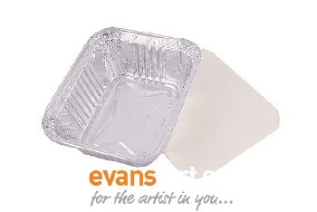 4x5" Foil Container & Lid 25s