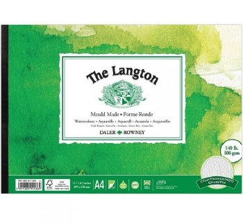 Daler Rowney Langton Watercolour Pad - A4 Cold Pressed / NOT