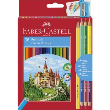 Faber Castell Colouring Pencils - Set of 36