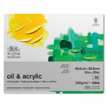 Winsor & Newton Oil & Acrylic Pad - 16x20"