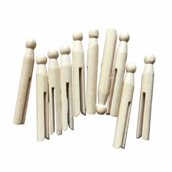 Dolli Pegs Natural (10s)