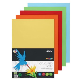 A3 Card 160gsm Bold Colours 50s