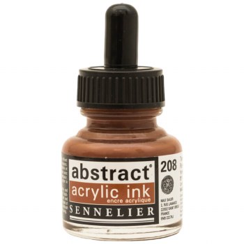 Sennelier Abstract Ink 208 Raw Sienna