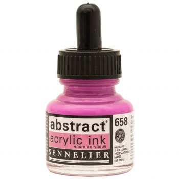 Sennelier Abstract Ink 658 Quinacridone Pink