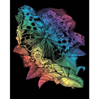 Artfoil - Butterfly Rainbow Scraper Foil